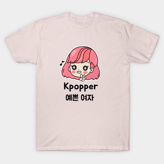 KPOP Girl T-Shirt by OniSide